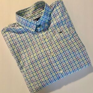 VINEYARD VINES Boys Button Down Long Sleeve Shirt Size M (10-12)